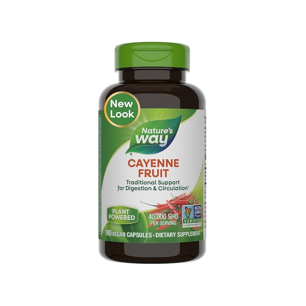 Amazon.com: Nature's Way Cayenne Pepper Capsules, Traditional ...