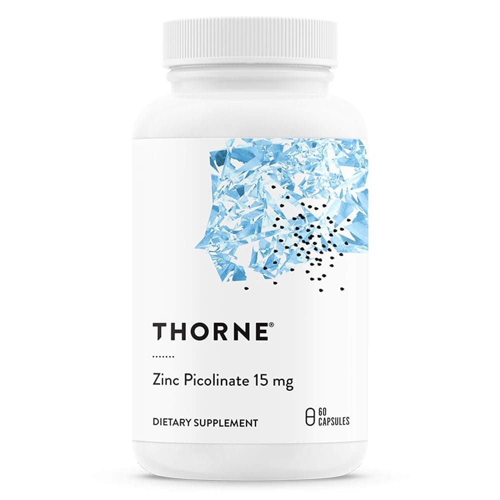 Amazon.com: THORNE Zinc Picolinate 15mg - Highly Absorbable Zinc ...