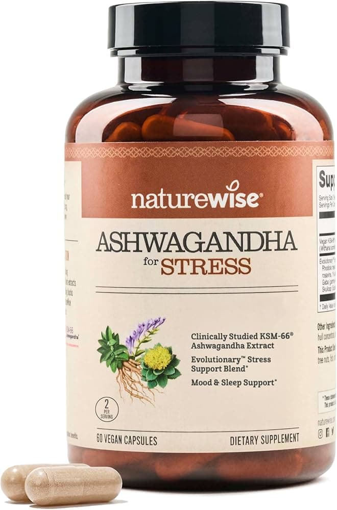 Amazon.com: NatureWise Ashwagandha for Stress - With KSM-66 ...