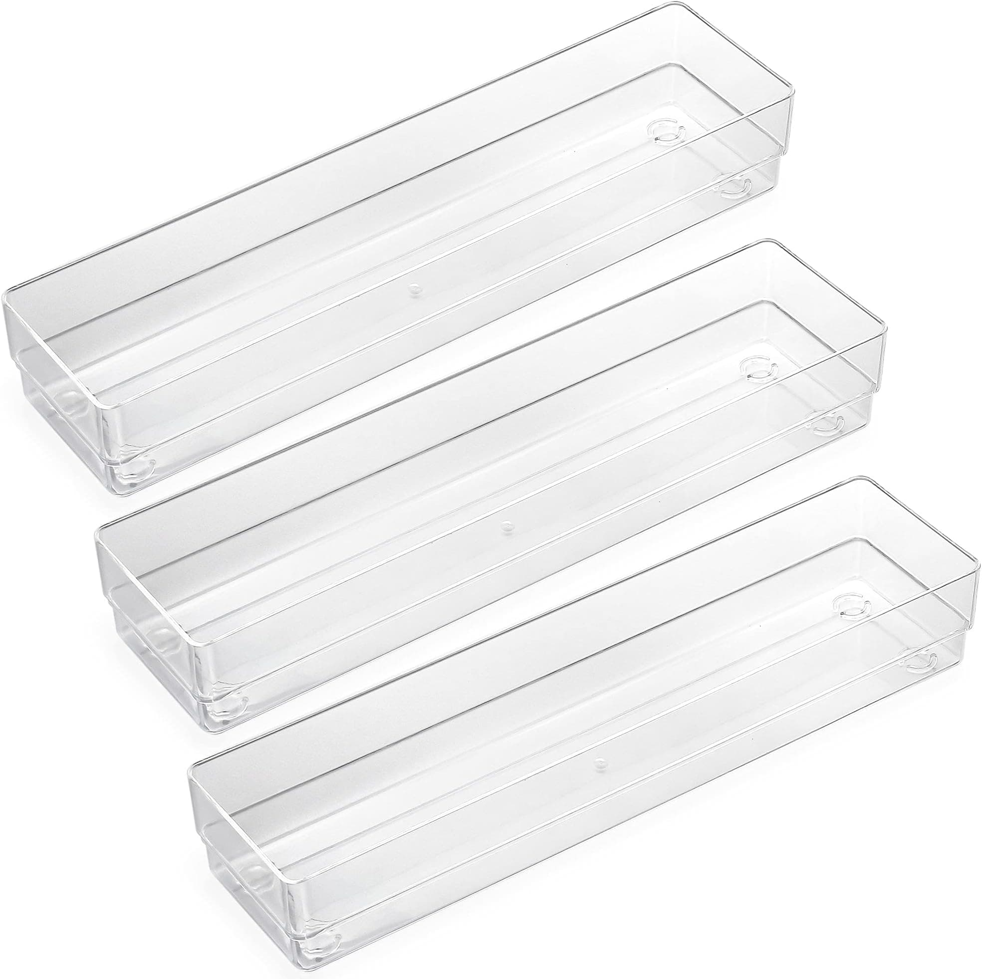 Amazon.com: STORi Clear Plastic Vanity, Desk and Kitchen Drawer ...