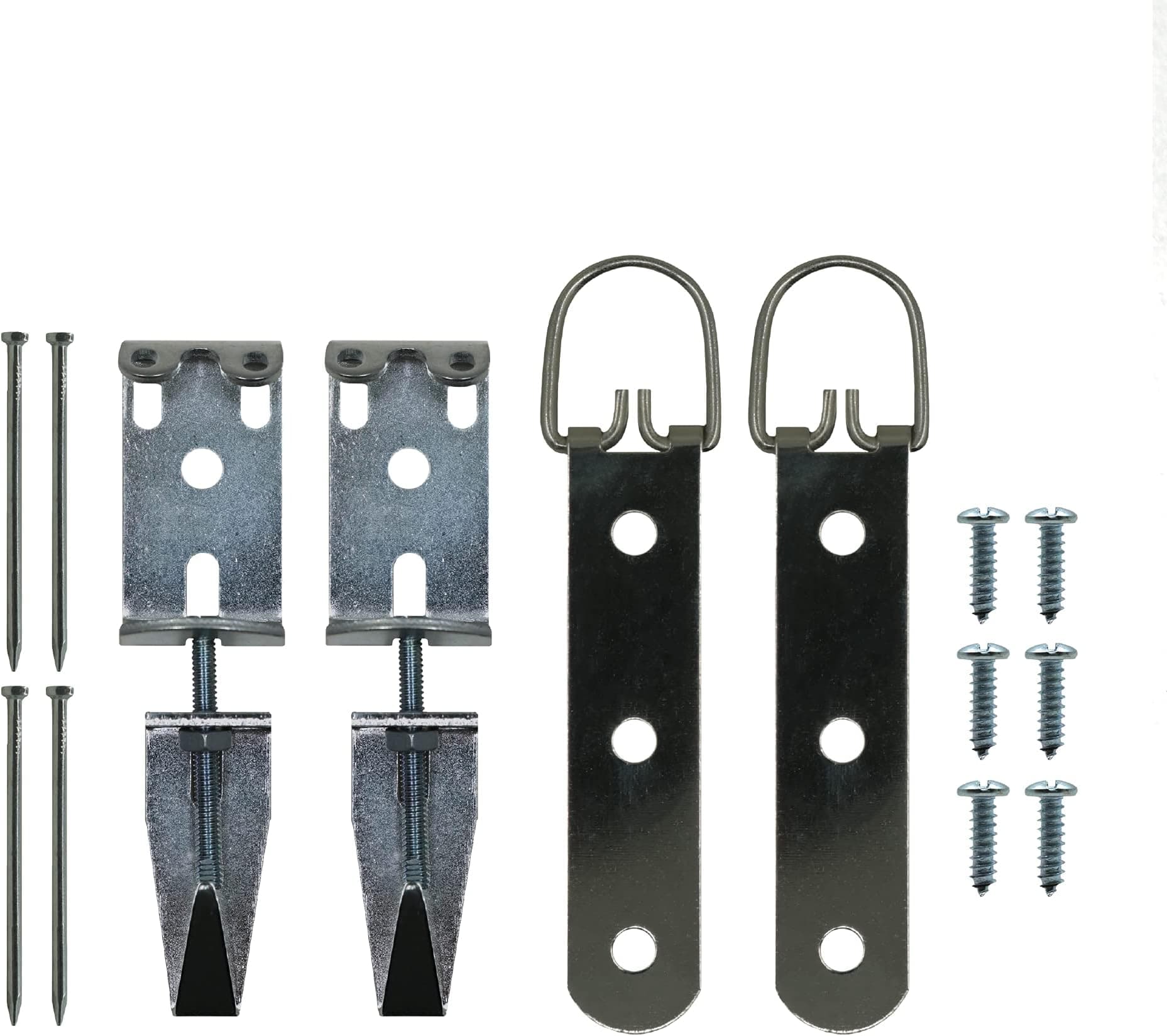 Mirror Hanging Kit with Hangers and Leveling Hardware - 100 lbs - Heavy ...