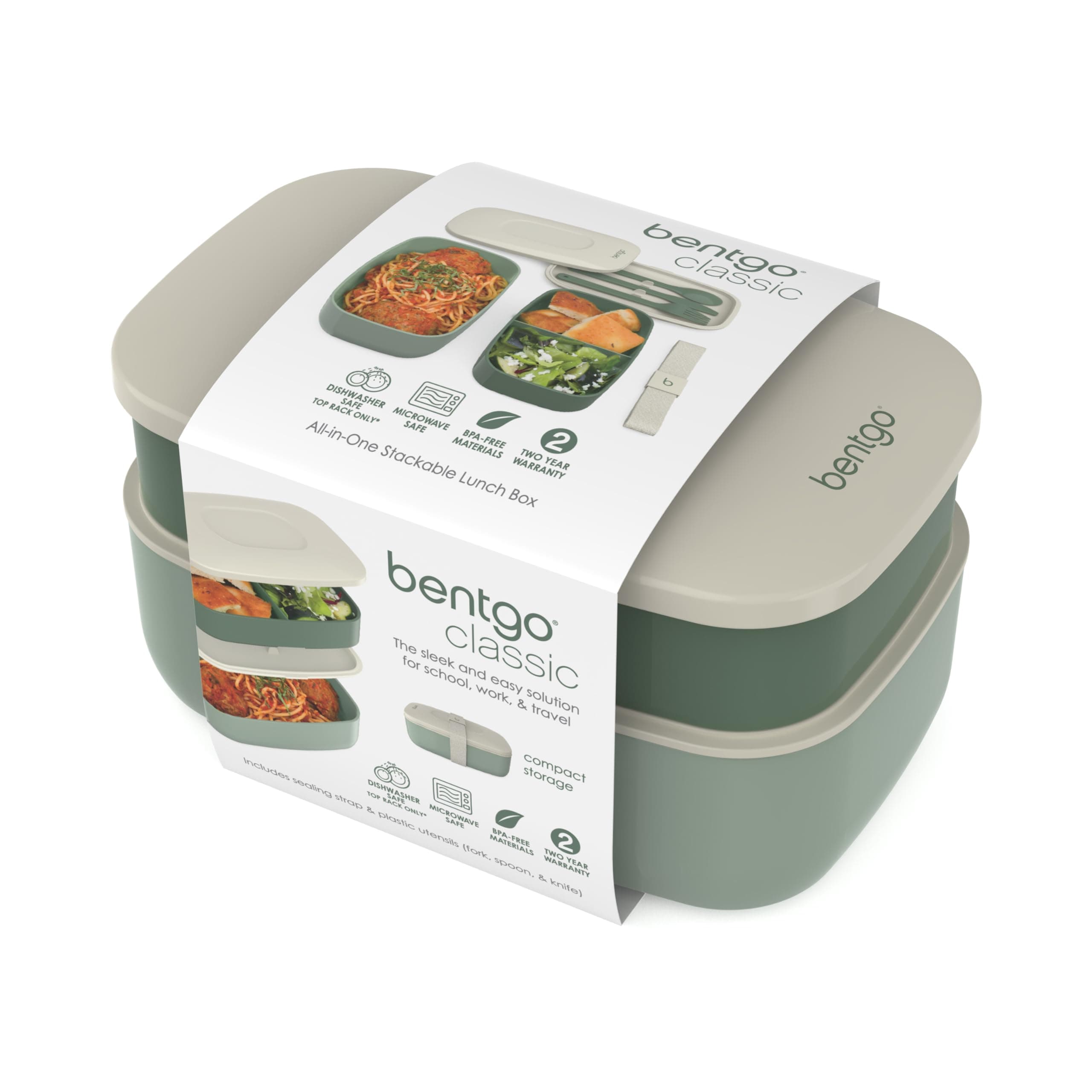 Snapklik.com : Bentgo Classic - Adult Bento Box, All-in-One Stackable ...