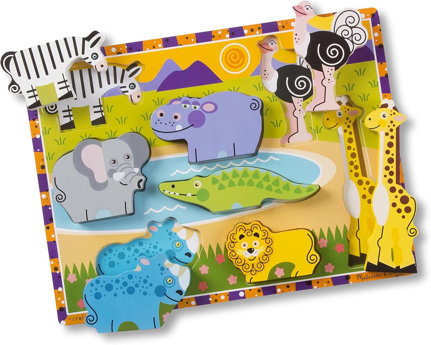 Rompecabezas de madera de 15 piezas de Melissa & Doug