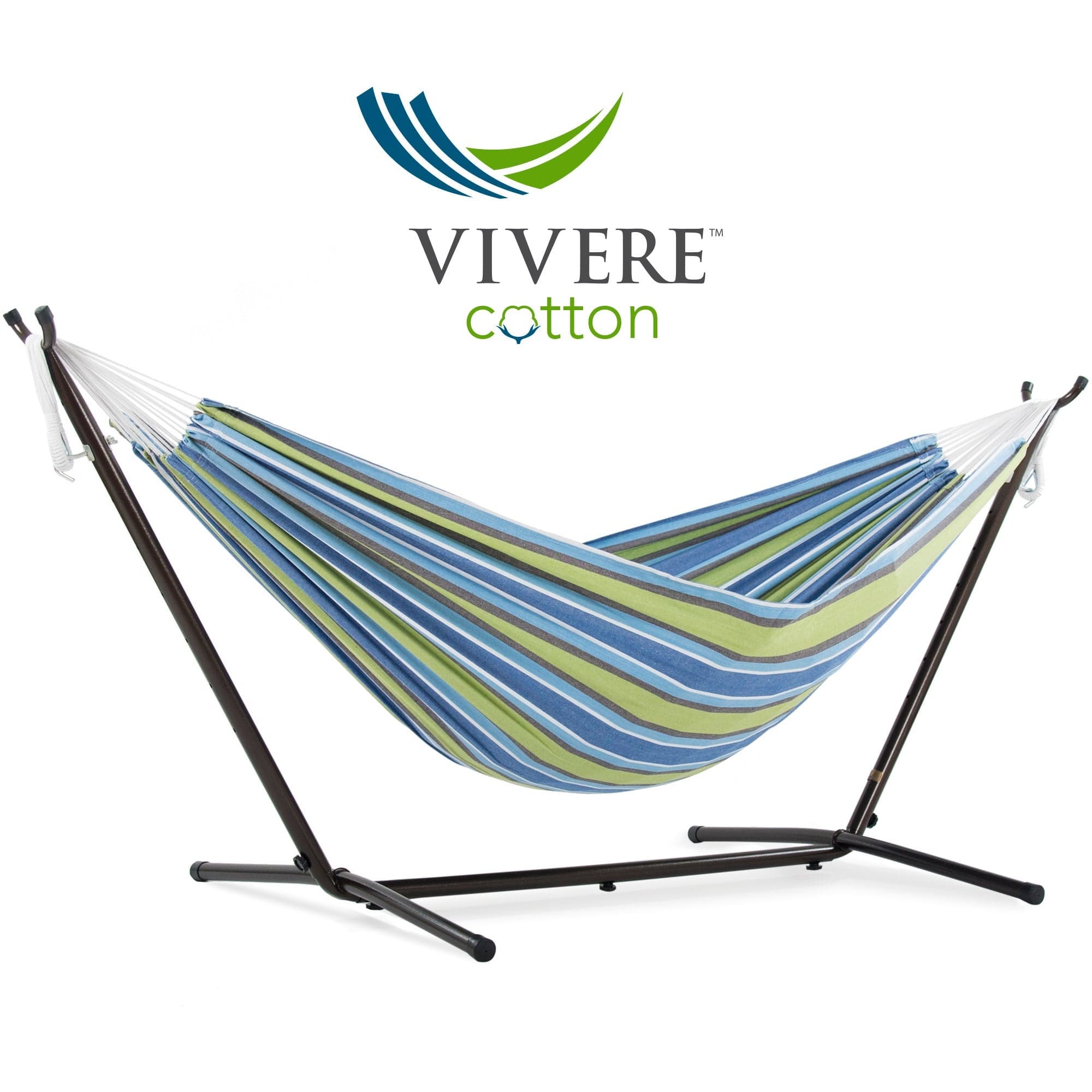 VIVERE HAMACA DOBLE DE ALGODÓN CON SOPORTE (250 CM) - OASIS | Leroy Merlin