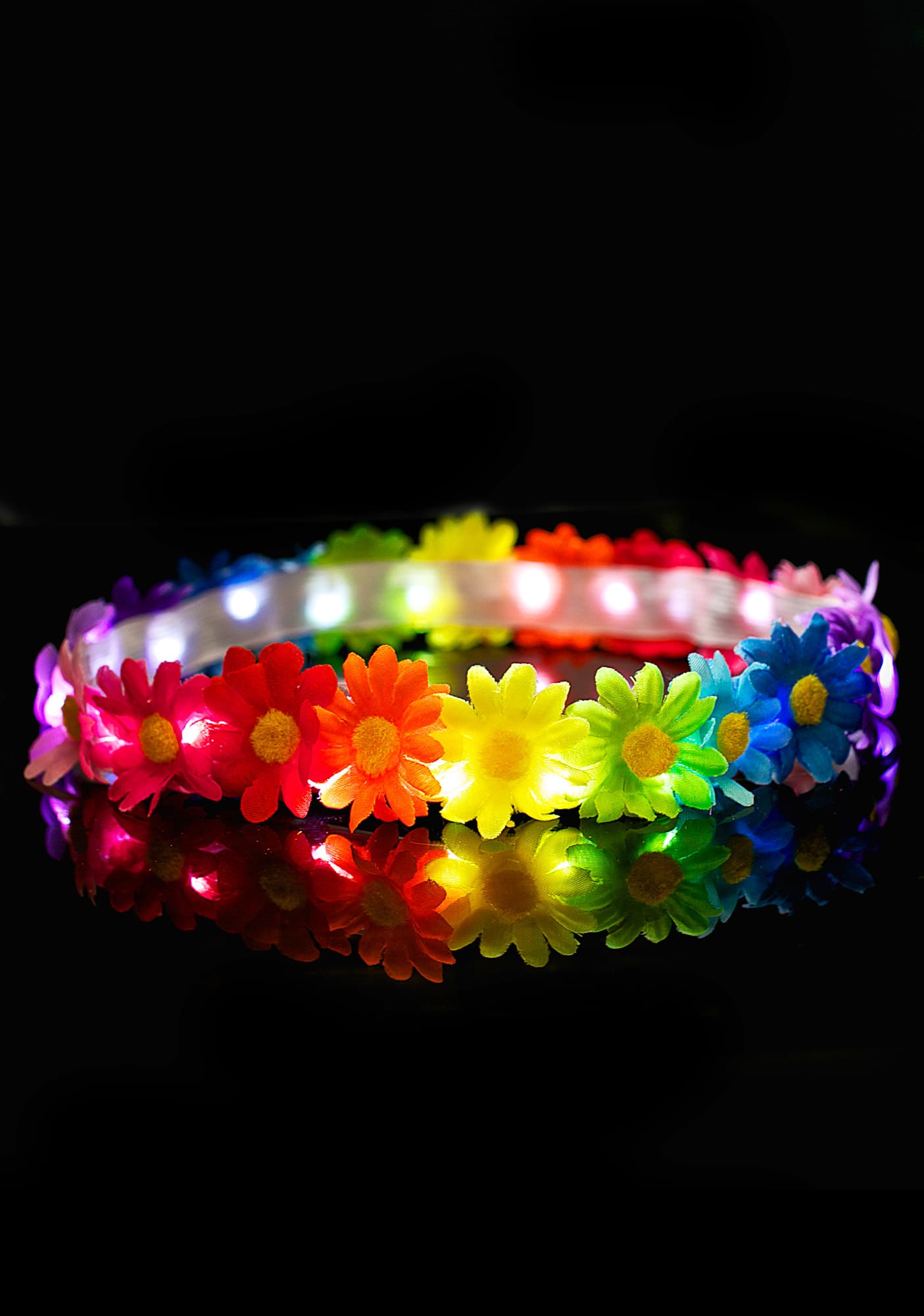 Rainbow Blooms LED Headband | Dolls Kill