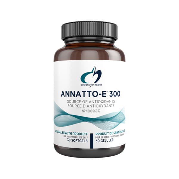 Designs For Health – Annatto-E 300 – 30 softgels – Sina Natural Health ...