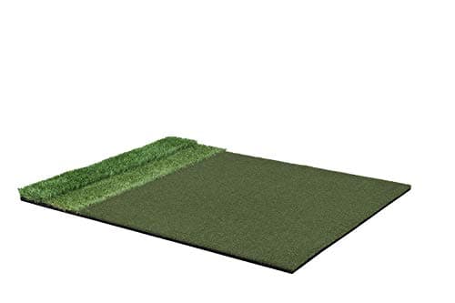 Motivo Golf StrokeSaver Tri-Turf Tour Golf Mat Green – Peach Frog