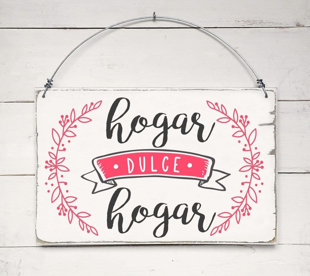 Cartel vintage | HOGAR DULCE HOGAR - Comprar en ONDECO | Manualidades ...