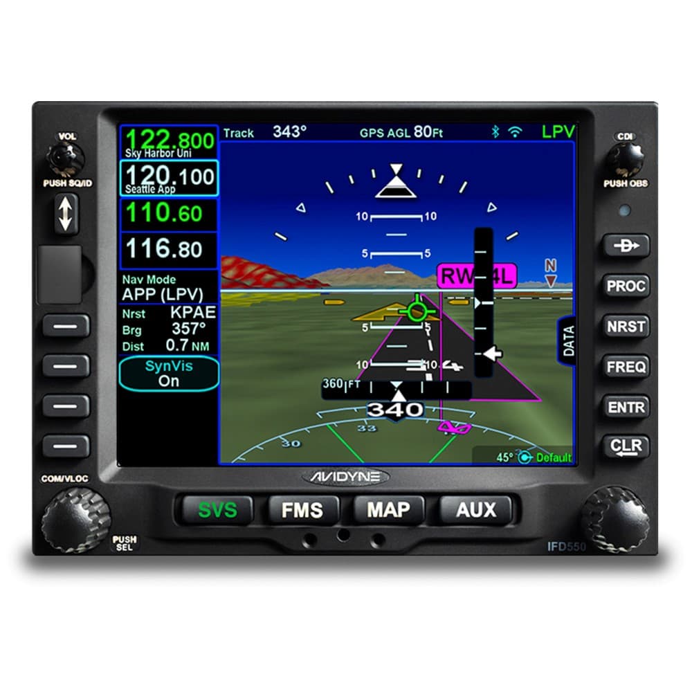 Avidyne IFD550 ﻿Premium Touch Screen WAAS GPS/NAV/COM/ARS