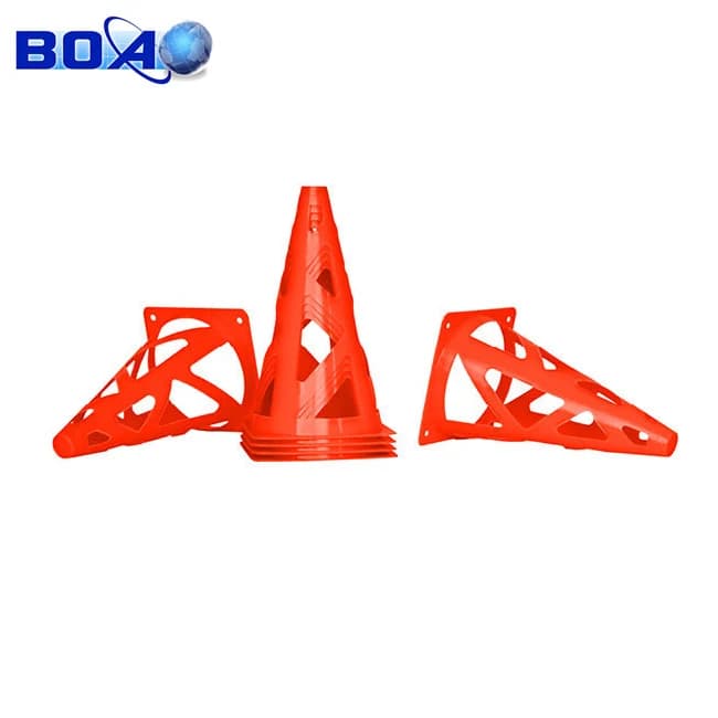 Plastic Soccer Football Collapsible Safety Cones Training Accessory ...