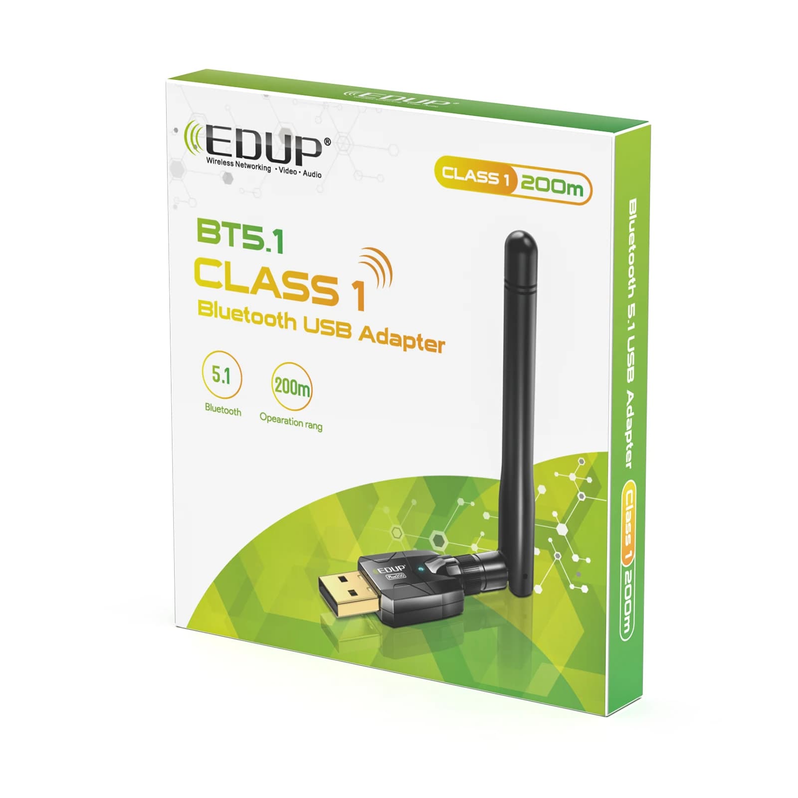 Edup 200 Meters Long Range Bluetooth Wifi Adapter Ep-b3536plus Usb Wifi ...