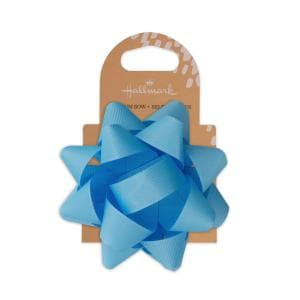 Buy Hallmark Baby Blue Fabric Self Adhesive Gift Bow 1 each | Coles