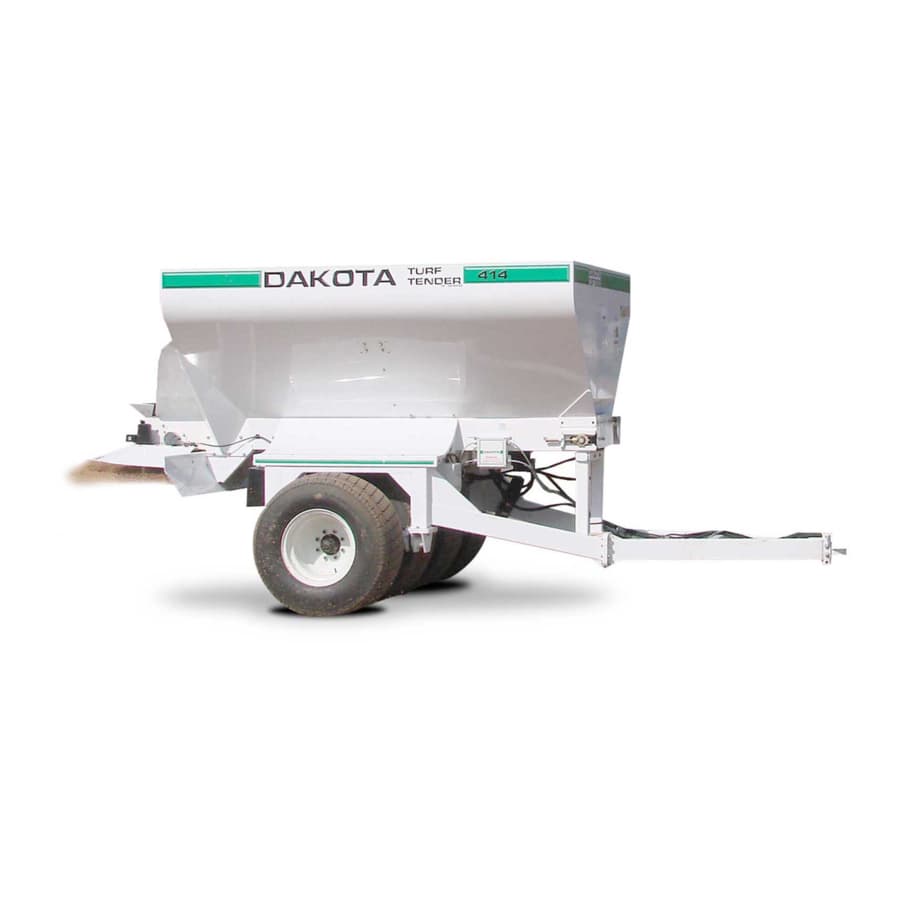 User Manuals: Dakota TURF TENDER 410 Implement
