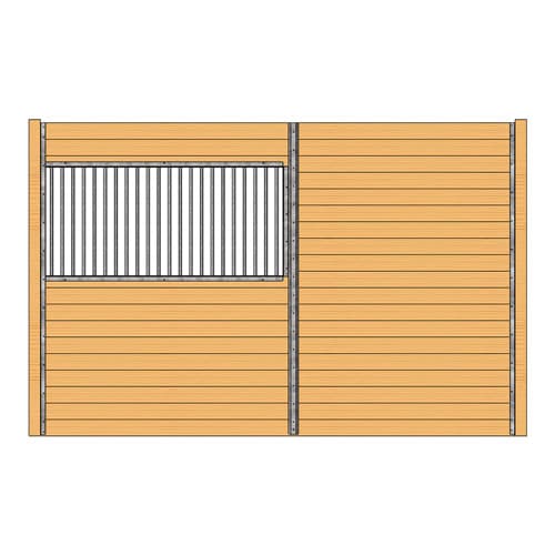 Welded Stall Privacy Partition Kit | RAMM Stalls