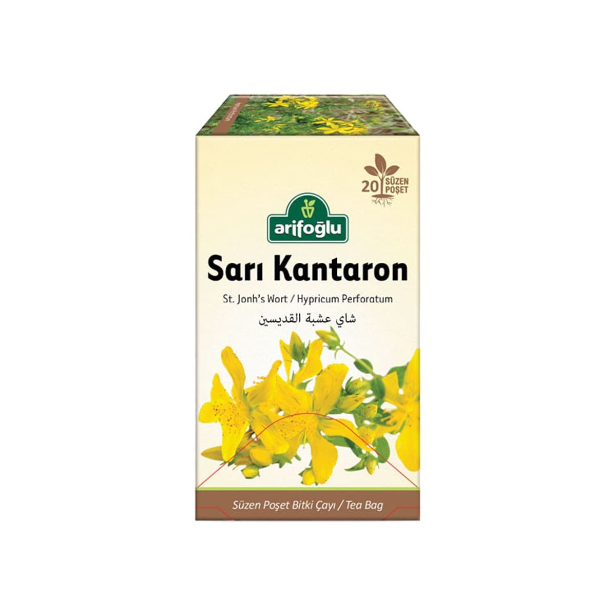 Natural St. John’s Wort Tea 20 Tea Bags - Traditional Turk