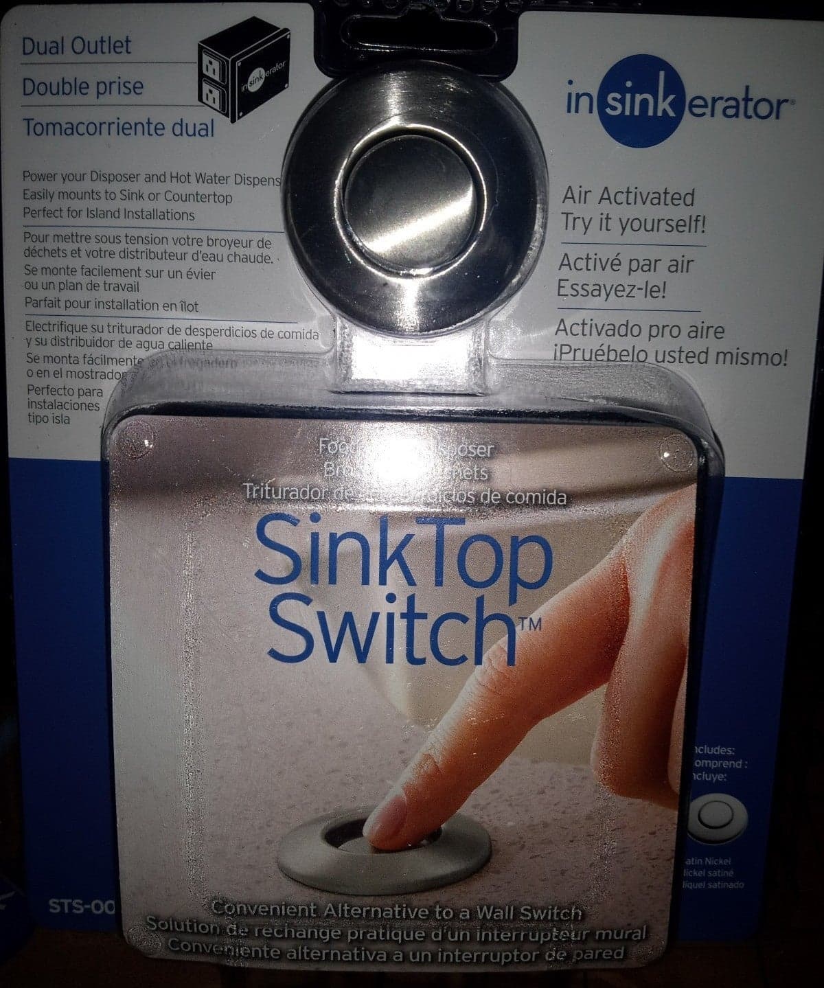 Sink top switch