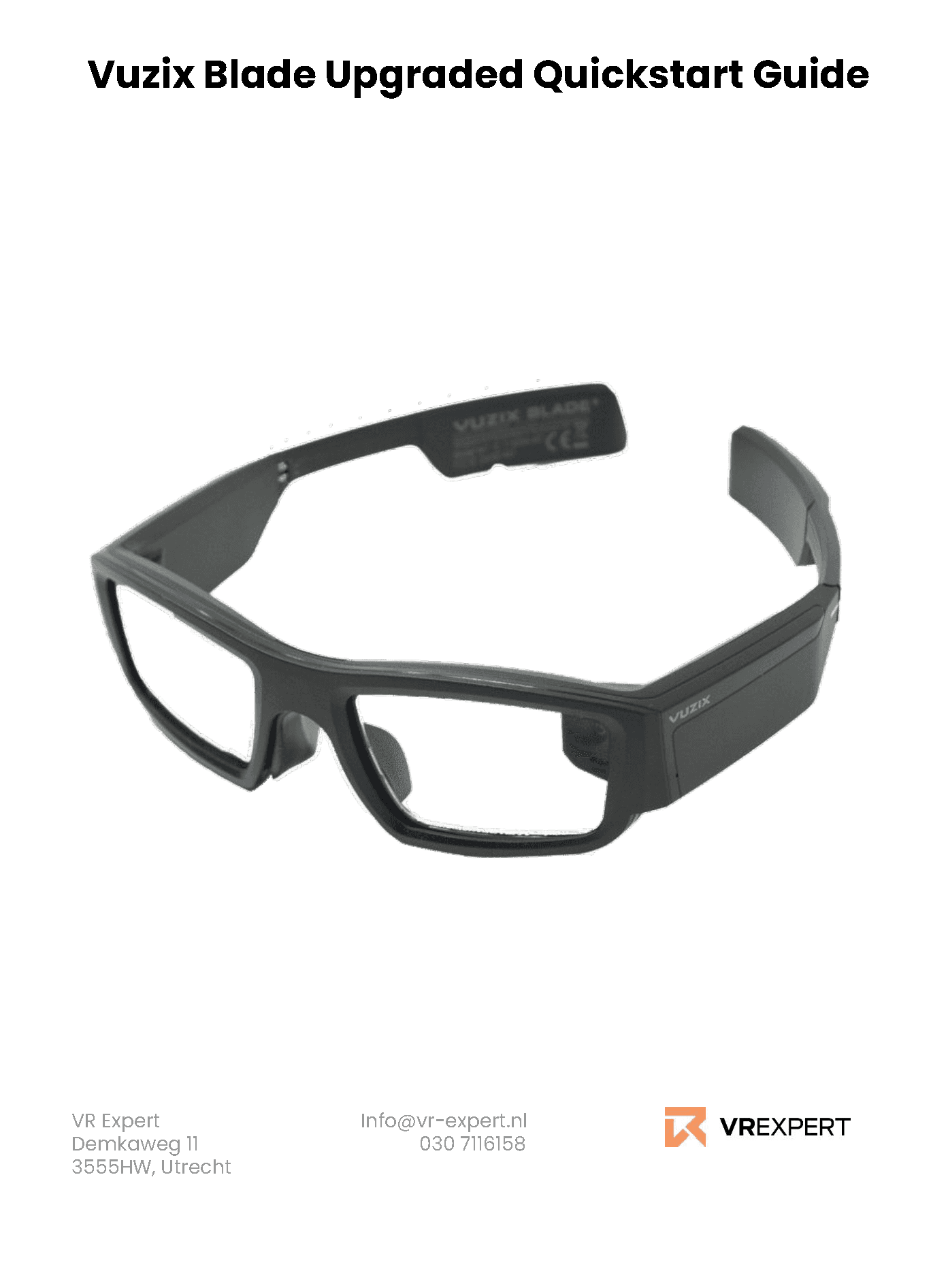 Buy Vuzix Blade Upgraded | VR Expert | VR&AR | Hardware & Service