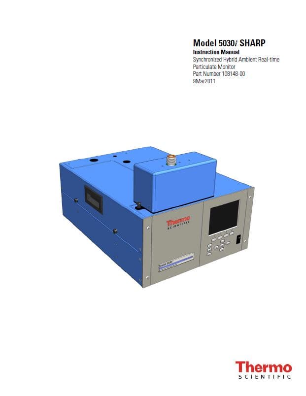 Ambient Particulate Monitoring: 5030i SHARP Monitor | Thermo Fisher ...