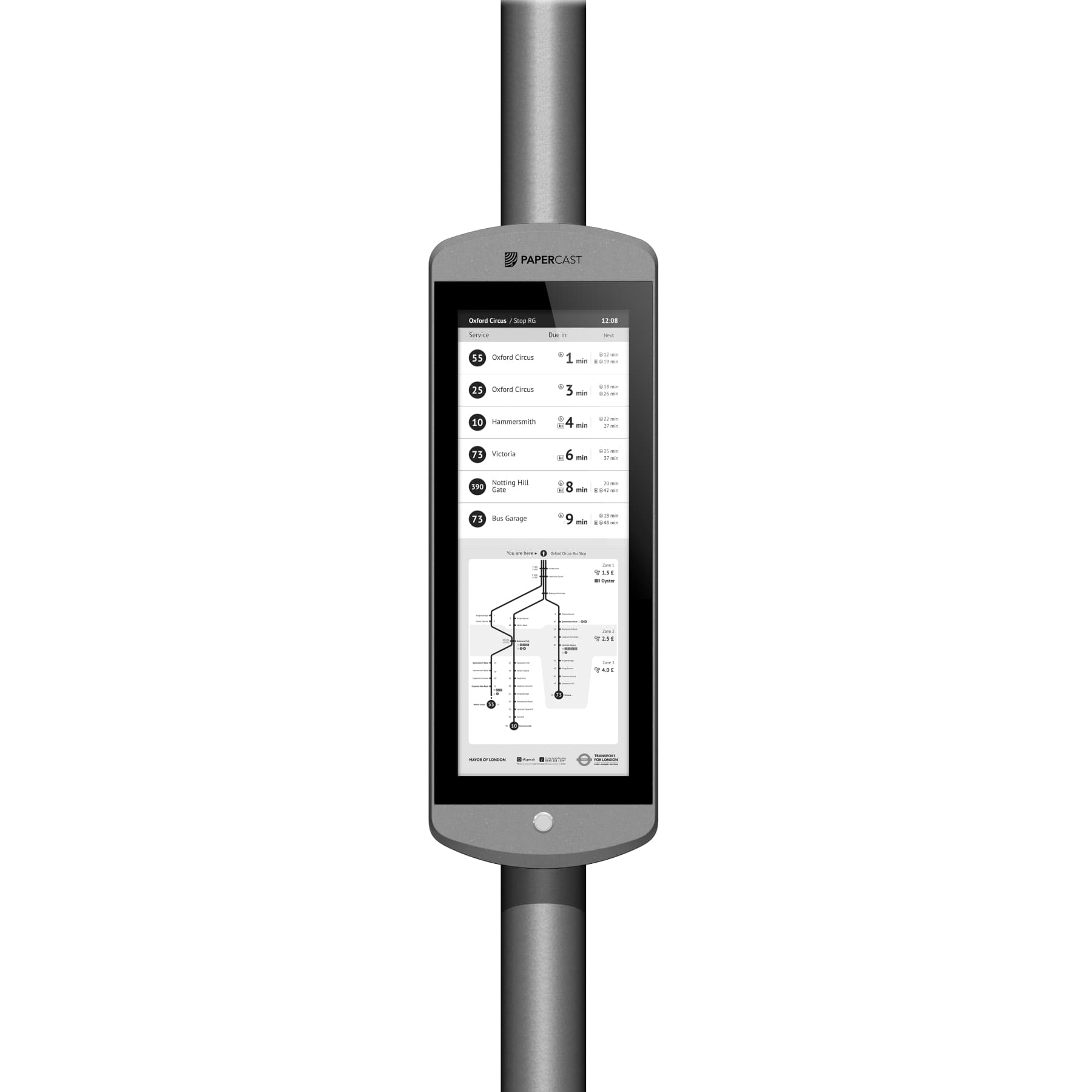 Papercast PAP23OD 23” Outdoor E-paper Display - Assured Digital Signage