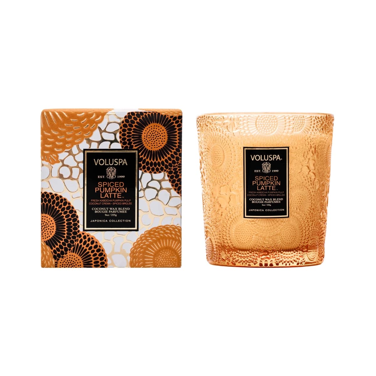 Voluspa Spiced Pumpkin Latte Classic Candle | Berings