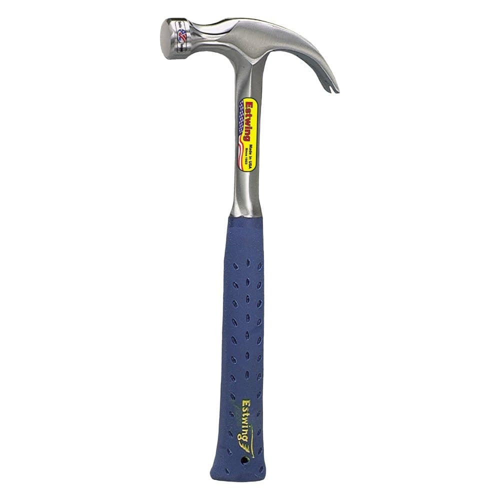 Estwing® E3-16C - 16 Oz Curved-Claw Hammer with Nylon-Vinyl Grip