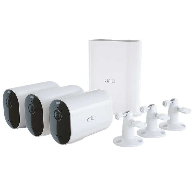 Arlo Pro 4 XL Spotlight 3 Camera Security Bundle - Citywide Shop