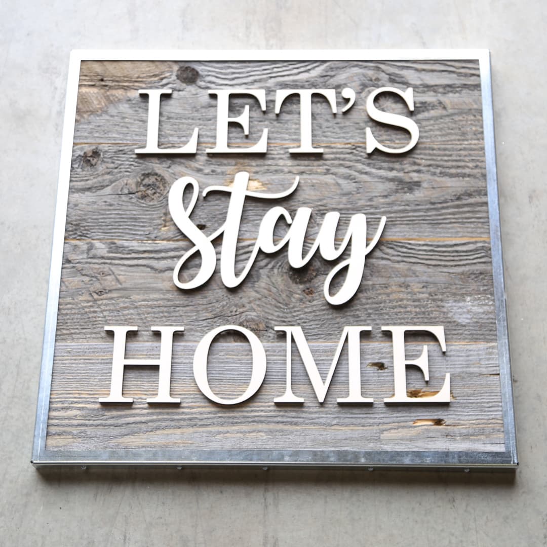 62 Reclaimed Wood Signs for the Home | CraftCuts.com