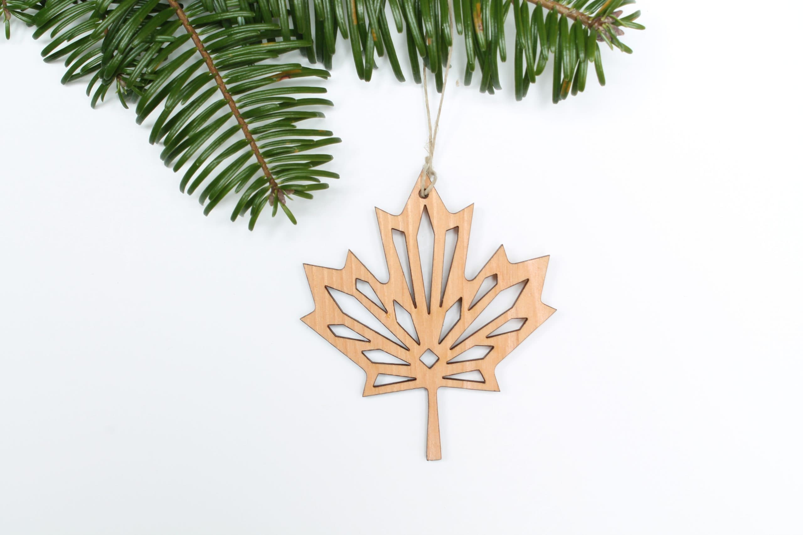 Maple Leaf Ornament - First Growth Reclaimed Design