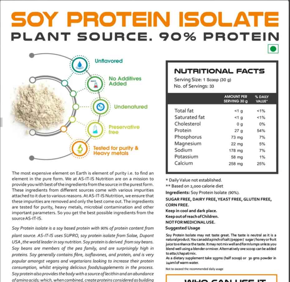 Soy Protein Isolate Review at Natasha Moulton blog