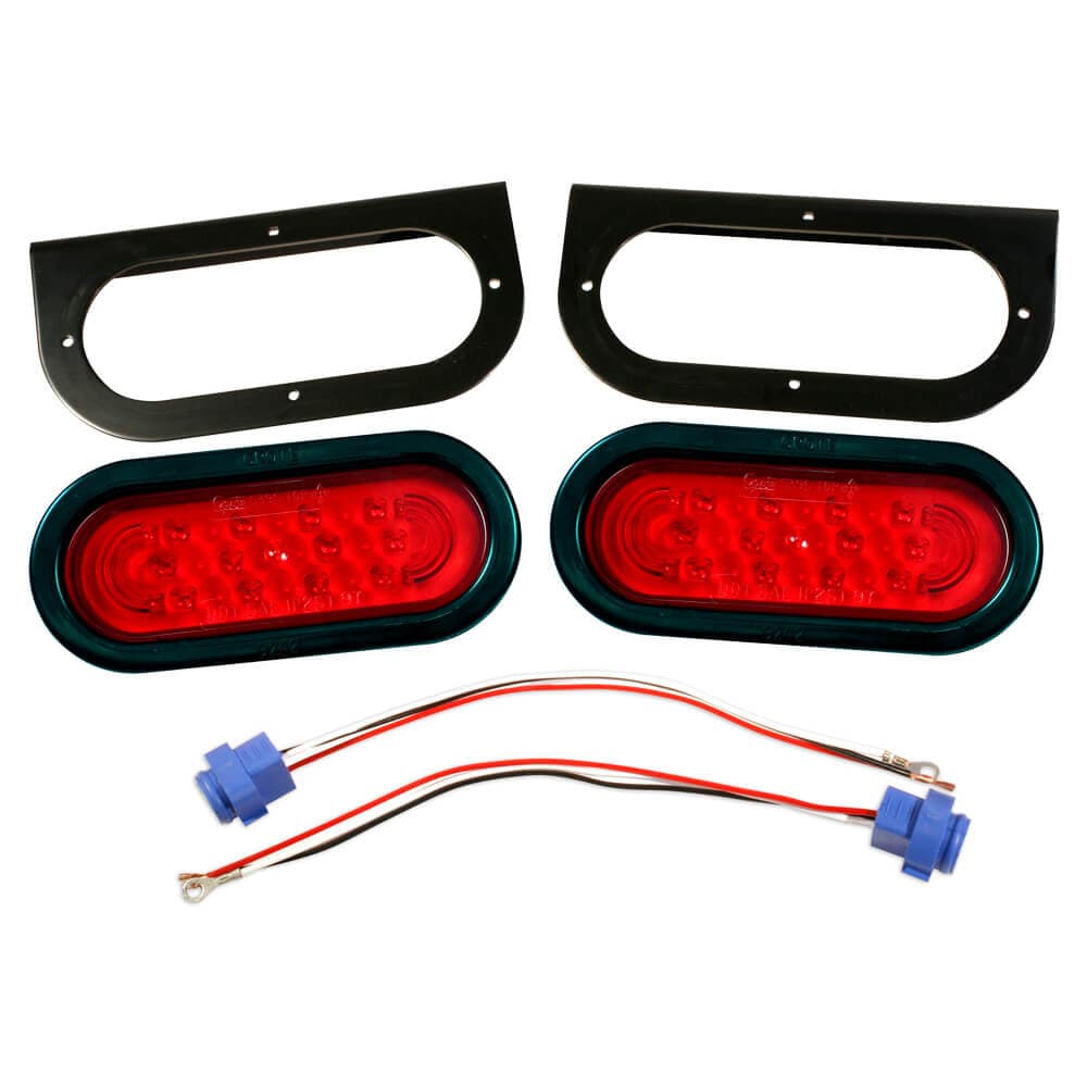 LED Oval Trailer Stop Tail Turn Submersible Lighting Kit | Grote Industries