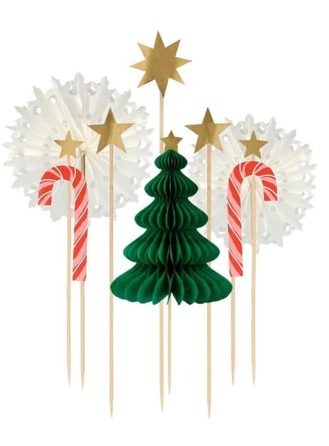 Είδη Πάρτι - Happy Teapot-Cake Topper set - Christmas (Meri Meri)