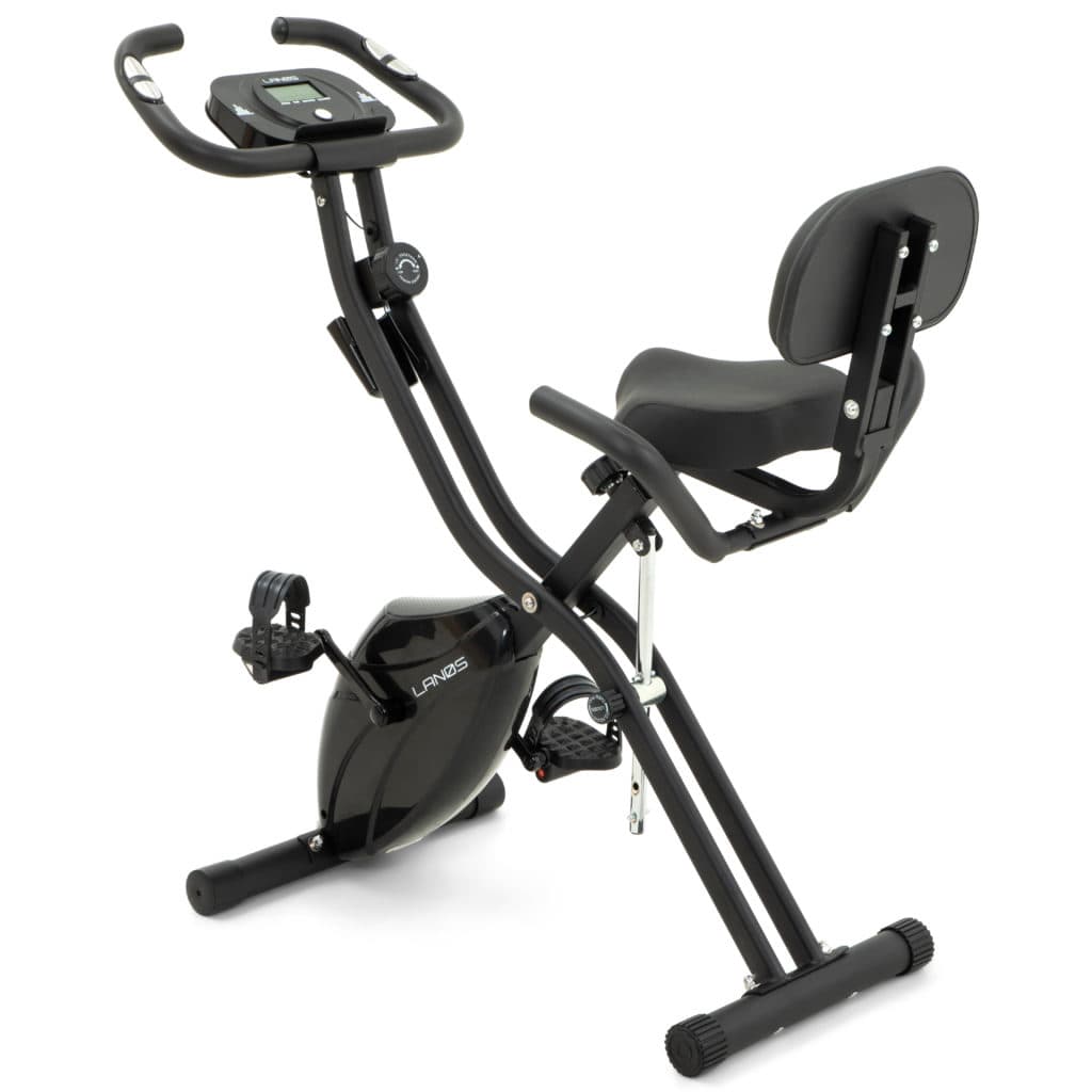 Lanos X-Bike - Folding Exercise Bike with 10-Level Adjustable Magnetic ...