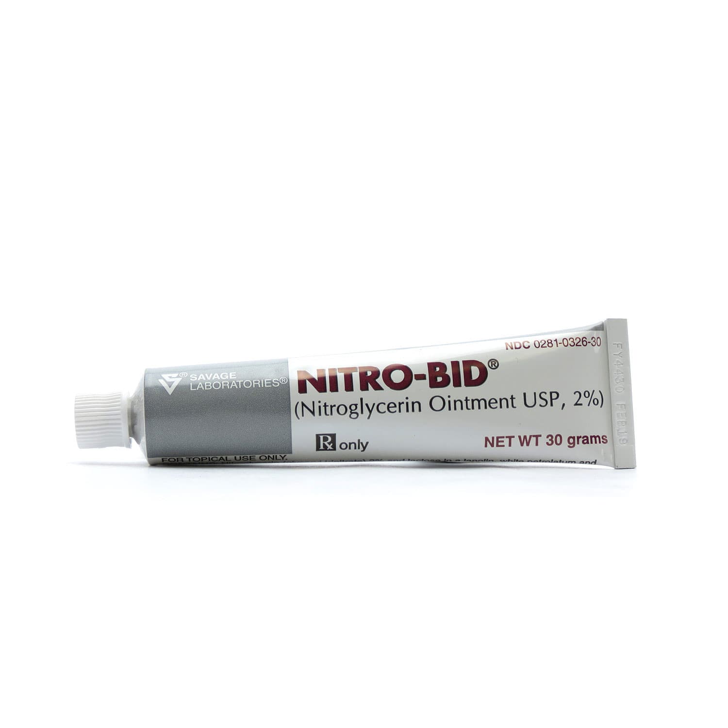Nitro-Bid Nitroglycerin 2% Ointment 30 g | McGuff