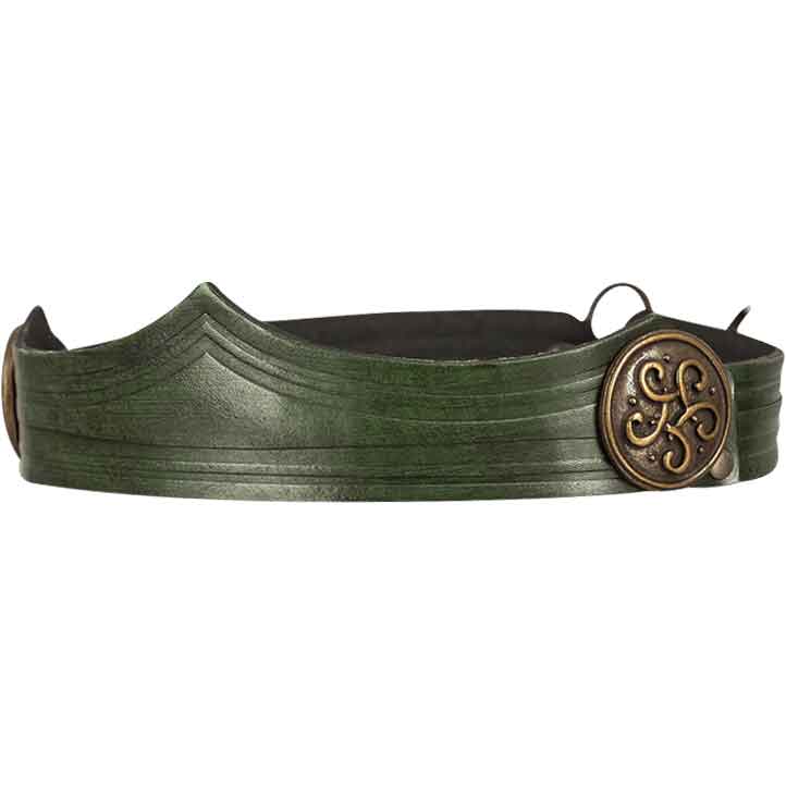 Isidor Celtic Leather Crown - MY101129 - Medieval Collectibles