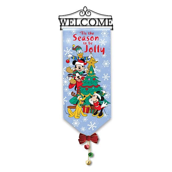 Disney Mickey And Friends Light-Up Seasonal Welcome Banners