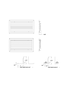Fillable Online 1700 SERIES LINEAR BAR GRILLE - Krueger-HVAC Fax Email ...