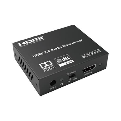 HDMI UHD 18GBPS Audio Extractor with Dolby & DTS Downmix - PHD Solutions