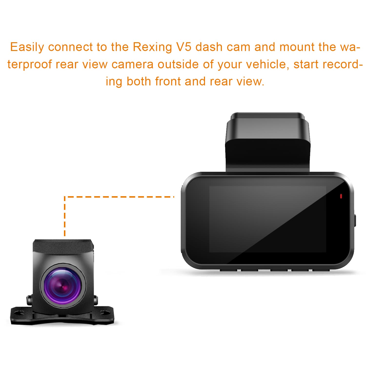 Rexing Waterproof Rear View Camera For V5 Premium 4K Modular ...