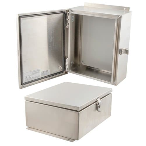 12x10x06 UL Listed Stainless Steel Weatherproof Outdoor IP66 NEMA 4X ...