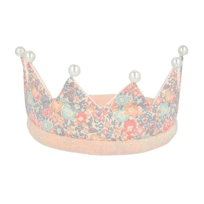 Liberty Print Floral & Pearl Crown By Meri Meri - Vibrant Home