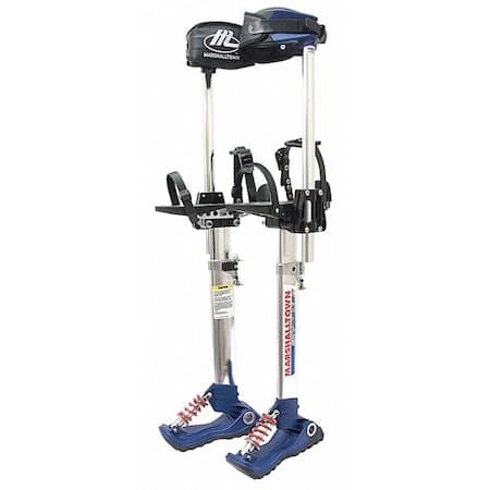 Marshalltown Drywall Stilts, 24 to 40 In, 225 lb, PR SKY2124-G | Zoro