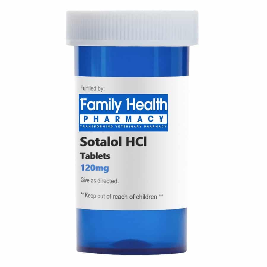 Sotalol HCl Tablets for Dogs & Cats | 1Family 1Health Pharmacy
