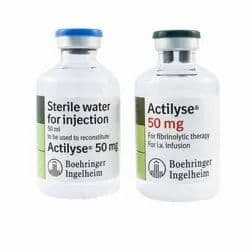Boehringer ingelheim Liquid ACTILYSE 50MG(Sterile Water For Injection ...
