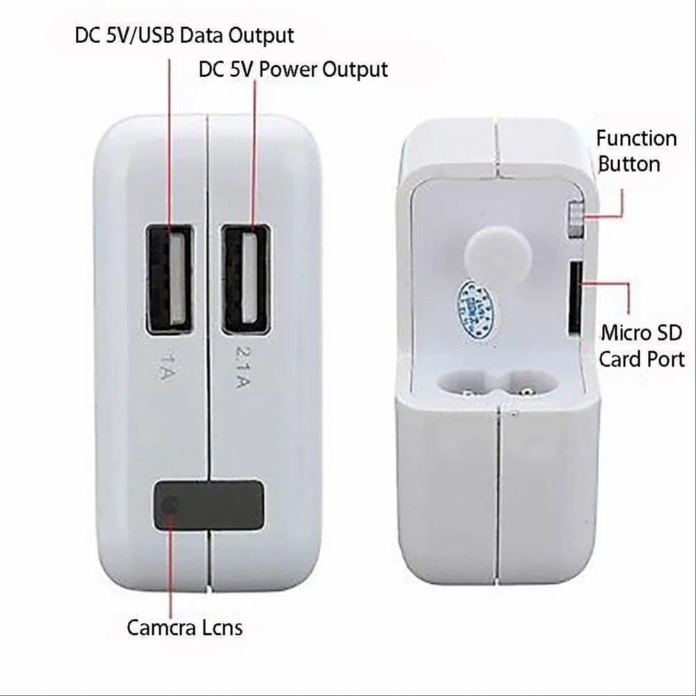 SPY Camera Newest Spy Socket Plug Charger Camera USB Adapter Charger ...