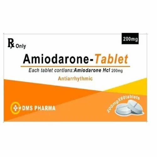 Amiodarone HCL Tablets, 200 mg at ₹ 104/box in Nagpur | ID: 2853714128912