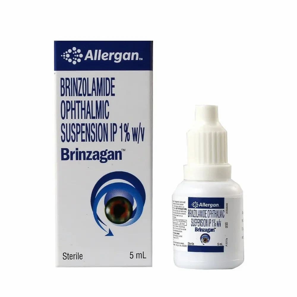 1% Brinzagan Brinzolamide Ophthalmic Suspension, Packaging Size: 5 ml ...