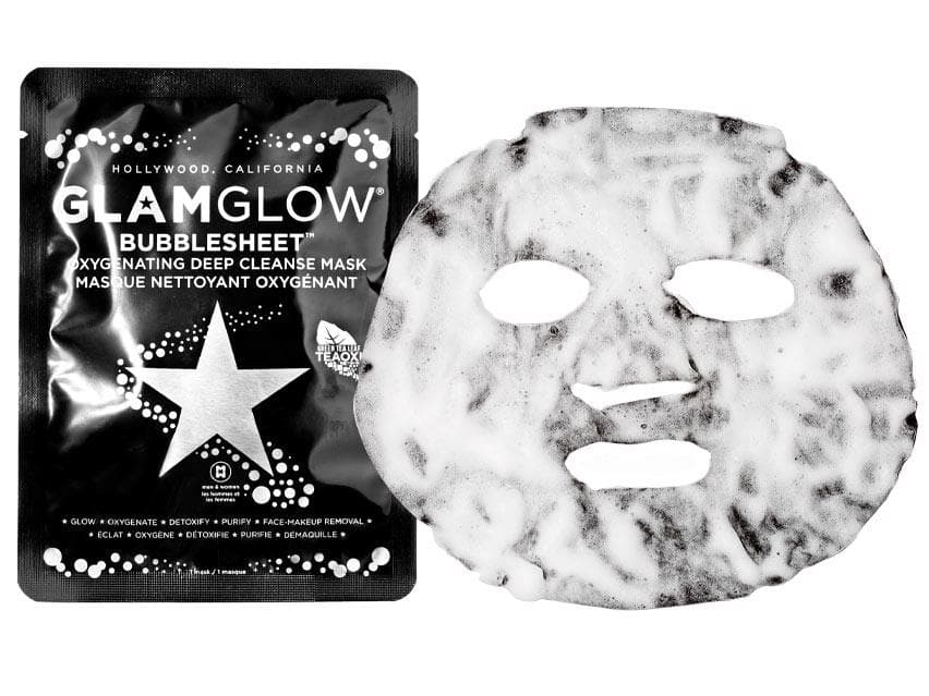 GLAMGLOW Bubblesheet Oxygenating Deep Cleanse Mask | LovelySkin