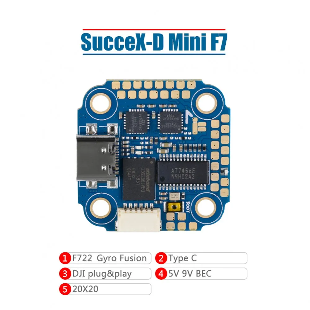 iFlight SucceX-D Mini F7 TwinG + 40A 4in1 + 500mW VTX - at all stores