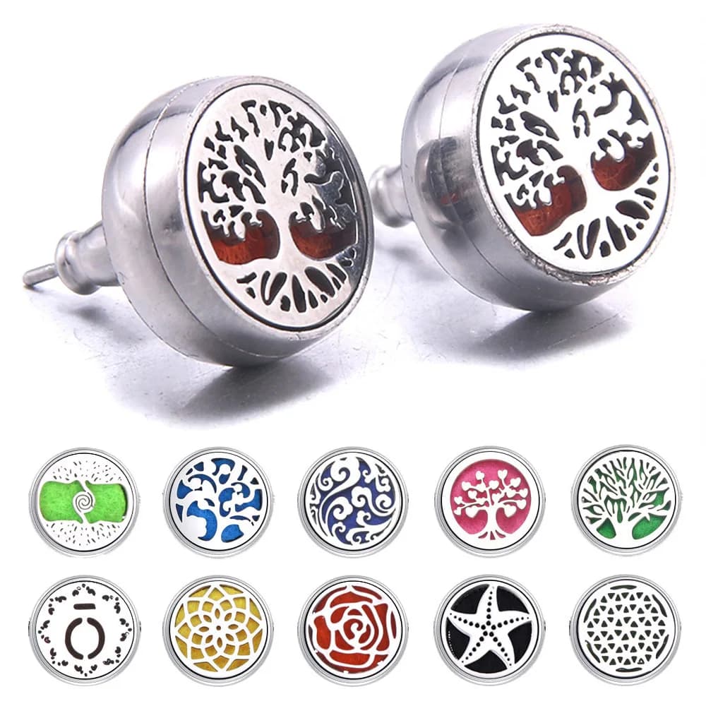 Boom Life New Aromatherapy Perfume Diffuser Stud Earrings Butterfly ...