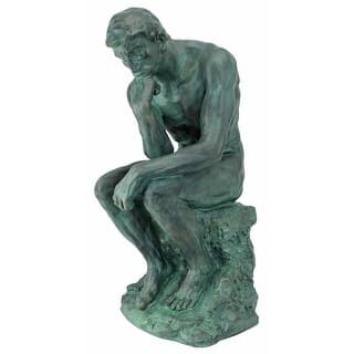 Design Toscano Rodin's Collection Thinker Statue: Large - Bed Bath ...